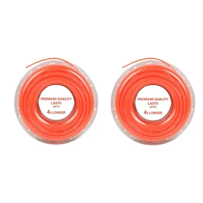 Premium Quality 10Mtrs Round Nylon Rope for Petrol Brush Cutter(Quantity-2 Pieces)