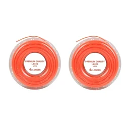 Premium Quality 10Mtrs Round Nylon Rope for Petrol Brush Cutter(Quantity-2 Pieces)