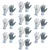 Minsales 10 Pair Safety Gloves - Multipurpose, Cut Resistance, Nitrile Coating, Full Fingered for Industrial Use