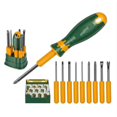Jadever 10Pcs 65mm CR-V Interchangeable Screwdriver Set JDSS1B10