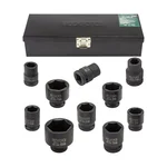 ROCKFORCE 3/4" 10pcs, 6 Point Impact Socket Set with Case (RF-6101-5MPB)