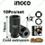 INGCO 10pcs 1/2" Deep Impact Socket Set, Cr-Mo Material (HKISSD12102L)
