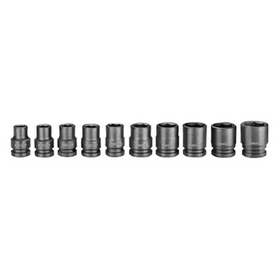 Emtop 10 Pcs 1/2-inch Impact Socket Set (EMSS12101)