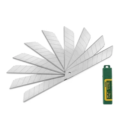 Jadever 18x100mm 10Pcs Heavy Duty White Snap-Off Knife Blades Set 5-Pack JDMK1K18