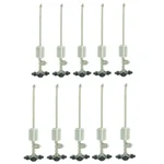 10pcs Irrigation Fogger System 4 Way Fogger Assembly Unit with Check Valve for Garden & Greenhouse