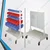 Suwas Trolley 8-10 Kg/Shelf Load Capacity 10 Shelves Bin Handling Trolley Without Bin (SU-BST-002)