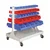 Suwas Trolley 8-10 Kg/Shelf Load Capacity 10 Shelves Bin Handling Trolley Without Bin (SU-BST-002)