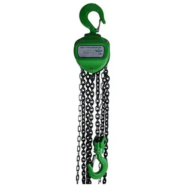 Turtle 10 Ton Chain Pulley Block With 3 Meter Standard Lifting Height, 10 mm Load Chain
