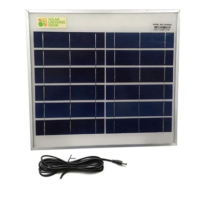 Solar Universe India 10W Polycrystalline Solar Panel for all 6V Batteries and Systems