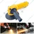 Akari 11000 RPM Speed, 6.3 Bar Working Pressure Air Angle Grinder (AT-282SG)