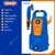 Wadfow 110 Bar, 1400 W Pressure Washer With All Accessories (WHP3A14)