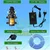 Agriansh 110 PSI Pump Motor Kit With Adaptor, Hose Pipe and Clamps For Water Pump & Pest Spraying