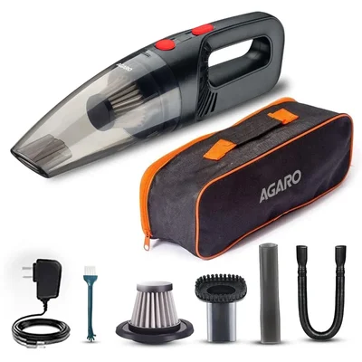 Agaro  Cordless Rechargeable Vacuum Cleaner for Car and Home Use, 5.5 Kpa Suction Power (HVC1081)