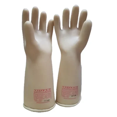 Vidyut Safety Gloves - 11 Kva Electrical Insulated Rubber Seamless