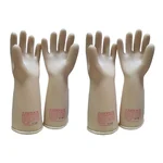 Vidyut Pack of 2 Safety Gloves - 11 Kva Electrical Insulated Rubber Seamless