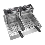 Commercial 5.5 Litre Double Electric Deep Fryer, 5 KW