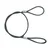 MAHADEV 11 mm 8 Meter Wire Rope Sling,1400 kg load capacity, 6x19 Steel Core For Lifting, Rigging, and Material Handling