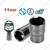 Total 1/2 Inch Drive 11 mm Hexagonal Socket (THTST12111) Pack of 10