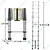 Bigapple 11-Step 150 Kg Load Capacity 3.2 Meter (10.5 Ft) Foldable Telescopic Ladder For Multipurpose Uses