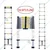 Bigapple 11-Step 150 Kg Load Capacity 3.2 Meter (10.5 Ft) Foldable Telescopic Ladder For Multipurpose Uses