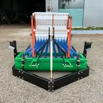 Made in India 11 Tyne Seed Drill Cum Fertilizer Attachment for 25-35 HP Tractors, 11D