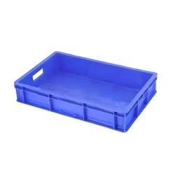 Aristo Pack of 3, 12 L, 500x325x100mm Closed with Handle Solid Plastic Crate, 53100 CH(Type-STP)