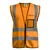 Gravitech 120 GSM Orange Colour Safety Jacket With 2" High Grade Reflective Fabric Tape (GI-RJ-04)(Pack-1 Pcs )