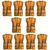 Gravitech 10 Pcs 120 GSM Orange Colour Safety Jacket With 2" High Grade Reflective Fabric Tape (GI-RJ-04)