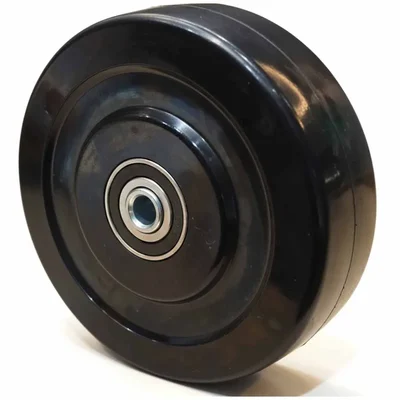 Heavy Duty 125 x 38 MM / 5 x 1.5 Inch ER Conuctive Wheel With Ball Bearing