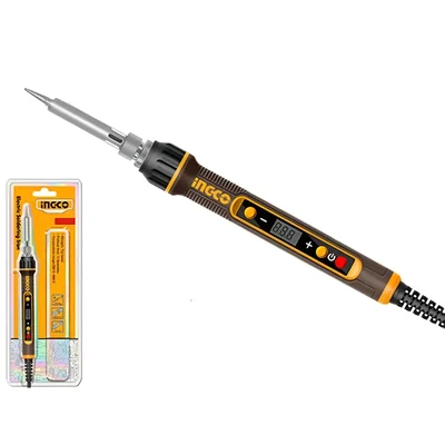 Ingco 120 Watt Digital Temperature Control Setting Electric Soldering Iron (SI01610)