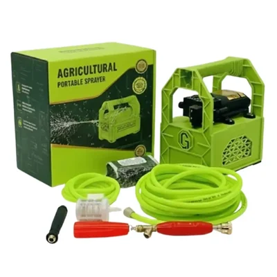 GROWELL 12V/ 14 Ah, 220 PSI  Double Motor Portable Battery Sprayer With 30 CM Gun with Handle