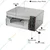 Electric Deluxe Pizza Oven 12 x 16 inch, 4 Pizza, 1600W