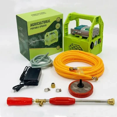 GROWELL 12V/ 16 Ah, 250 PSI  Double Motor Portable Battery Sprayer With 20 Meter Delivery Pipe