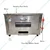 Heavy Duty 13 x 24 Inch Gas Operated Stainless Steel Pizza Oven