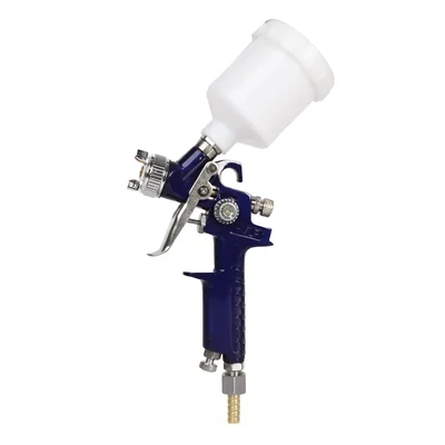 Flymax 0.8 mm Nozzle Size HVLP Spray Gun, 125 ml Cup Capacity (H-2000)