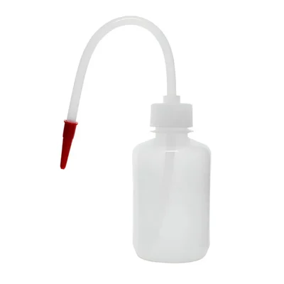 Cometek 250 ml Lab Wash Bottle with Flexible Delivery Tube for Precision Liquid Dispensing