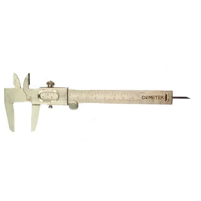 Cometek 125mm 0.10mm Least Count Inside Outside Depth Jaws Measurement Economic Vernier Caliper