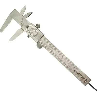 Cometek 125mm 5-Inches Accurate Measuring Dimensional Tool Chrome Plated Mild Steel Vernier Caliper