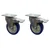 Heavy Duty 130 kg Load Capacity 2 pcs 5 inch (125 mm) Brake Type Single Ball Bearing Anti Static PU Caster Wheel