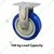 Heavy Duty 160 kg Load Capacity 5 inch (125 mm) Fixed Type Double Ball Bearing Anti Static PU Caster Wheel