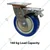 Heavy Duty 160 kg Load Capacity 5 inch (125 mm) Swivel with Brake Type Double Ball Bearing Anti Static PU Caster Wheel