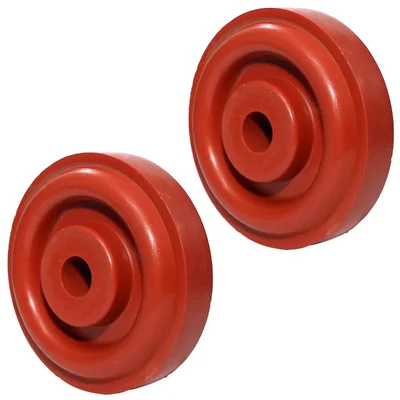 Heavy Duty 5 inch Red S Type Wheel - Pack of 5