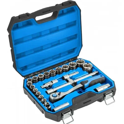 HOEGERT 1/2 Inch Socket Set 24 Pcs