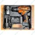 Heavy Duty 10 mm Cordless Drill Driver Kit with Rechargeable Battery Charger and Drill Bits for Home and Professional Use