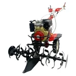 MECSTROKE 4 Storke 12 HP (188F) Diesel Self Start Power Weeder With 4.5 Feet Rotavator, MH-11000KA