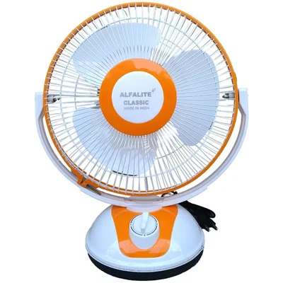 Alfalite AP Classic-2 24W DC Solar Table Fan, 12 Inch Sweep For Indoor And Outdoor Usage