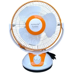 Alfalite AP Classic-2 24W DC Solar Table Fan, 12 Inch Sweep For Indoor And Outdoor Usage