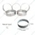 Premium Quality 12pcs, 12 inch x 1 inch Burger Ring Moulds, Galvanized Iron Sheet 