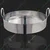 Commercial Stainless Steel 12 inch Flat Ghevar Kadai 3 MM Thick Kitchenware