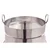 Commercial Stainless Steel 12 inch Flat Ghevar Kadai 3 MM Thick Kitchenware